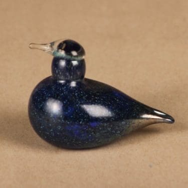 Nuutajärvi Hippiäinen lintu , signeerattu, suunnittelija Oiva Toikka, signeerattu, signeerattu