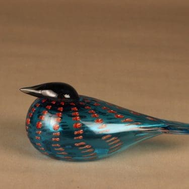 Nuutajärvi vuosilintu Korallihaahka, 2011, suunnittelija Oiva Toikka, 2011, signeerattu