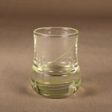 Nuutajärvi Shell taidelasi, signeerattu, suunnittelija Oiva Toikka, signeerattu