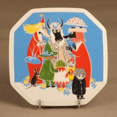 Arabia Kuka lohduttaisi Nyytiä seinälautanen, muumi, suunnittelija Tove Slotte, muumi