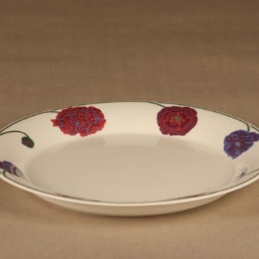 Arabia Illusia lautanen, 26 cm, suunnittelija Fujiwo ishimoto, 26 cm, kukka