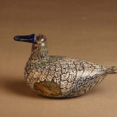 Nuutajärvi   lintu , Sorsanaaras, suunnittelija Oiva Toikka, Sorsanaaras