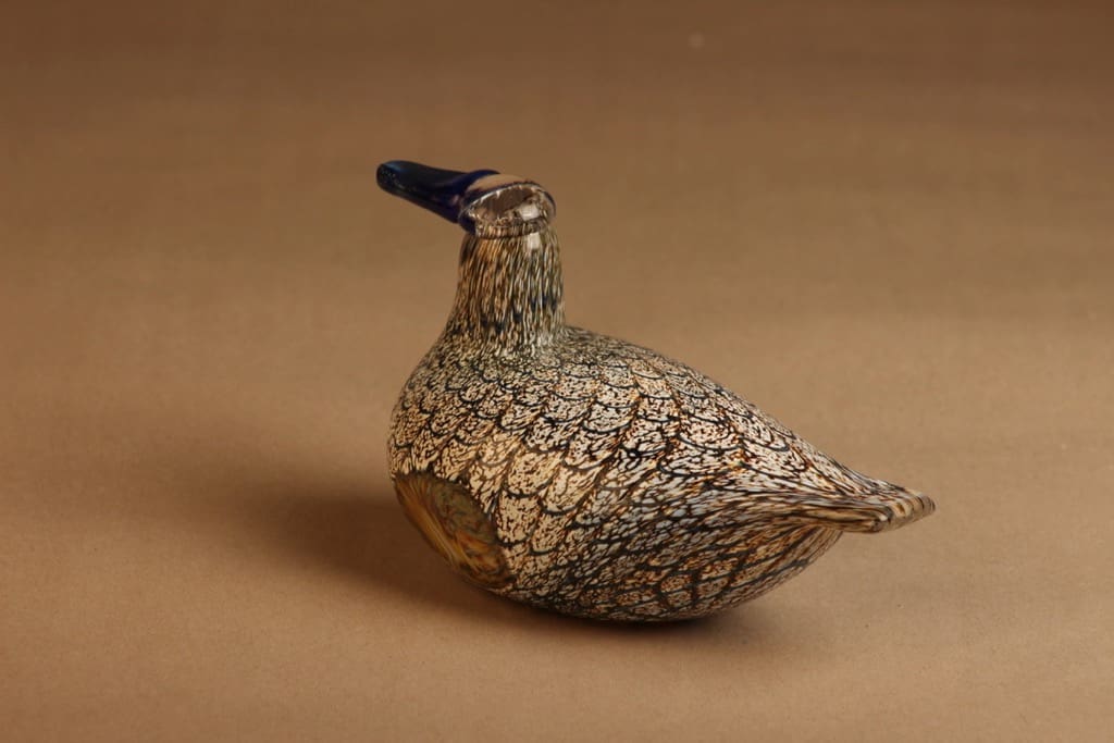 Nuutajärvi lintu , Sorsanaaras, suunnittelija Oiva Toikka, Sorsanaaras kuva 3