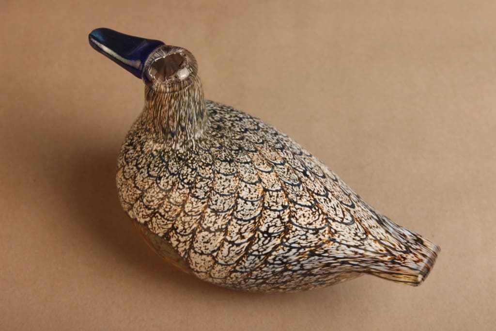 Nuutajärvi lintu , Sorsanaaras, suunnittelija Oiva Toikka, Sorsanaaras kuva 4