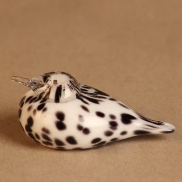 Nuutajärvi lintu , Pikku Hippi, suunnittelija Oiva Toikka, Pikku Hippi, signeerattu