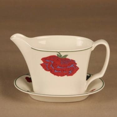 Arabia Illusia kastikekaadin ja lautanen, tumma lila, suunnittelija Fujiwo ishimoto,