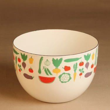 Finel Vegetaria kulho, 3 l, suunnittelija Heikki Orvola, 3 l, serikuva, vihannes