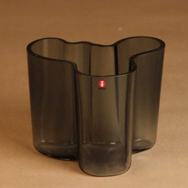 Iittala Aalto-Collections maljakko, 12 cm, suunnittelija Alvar Aalto, 12 cm, signeerattu