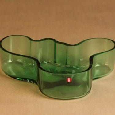 Iittala   kulho, signeerattu, suunnittelija Alvar Aalto, signeerattu,