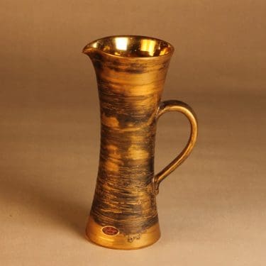 Savitorppa   kaadin, käsindreijattu, suunnittelija Garizim Hansen, käsindreijattu, kullattu, signeerattu