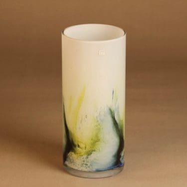 Riihimäen lasi Koralli maljakko, monivärinen, suunnittelija Tamara Aladin,