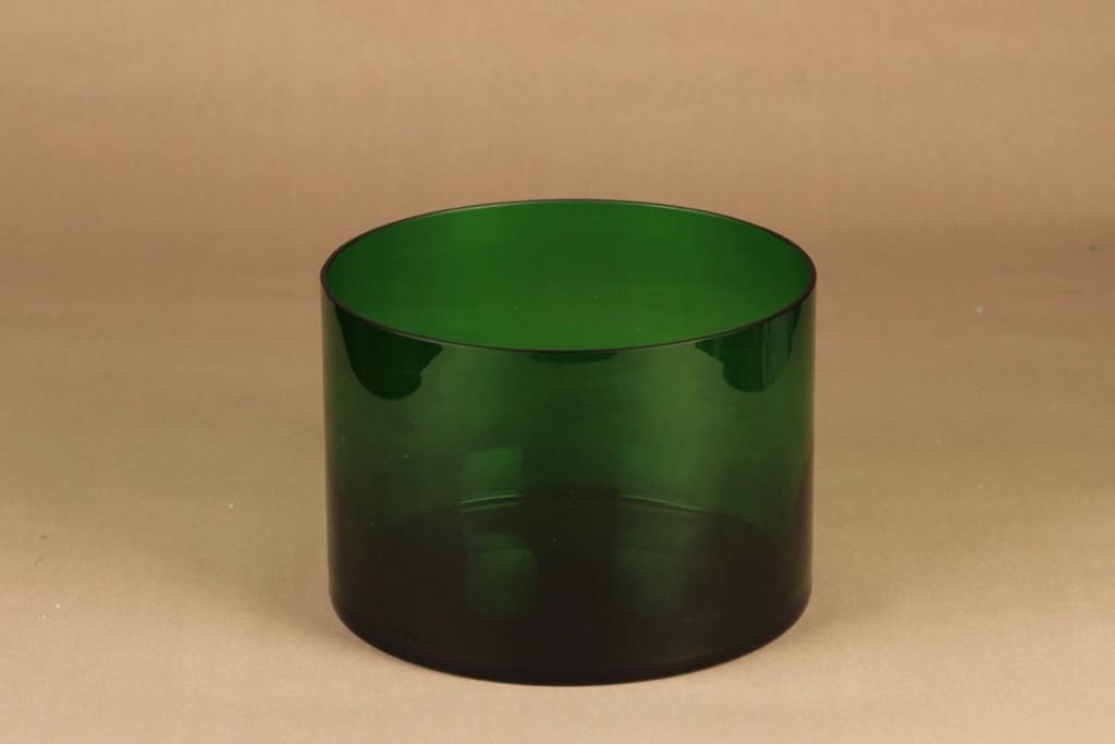 Nuutajärvi Purtilo kulho, vihreä, suunnittelija Kaj Franck,