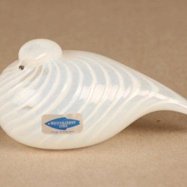 Nuutajärvi lintu , Peukaloinen, suunnittelija Oiva Toikka, Peukaloinen, signeerattu