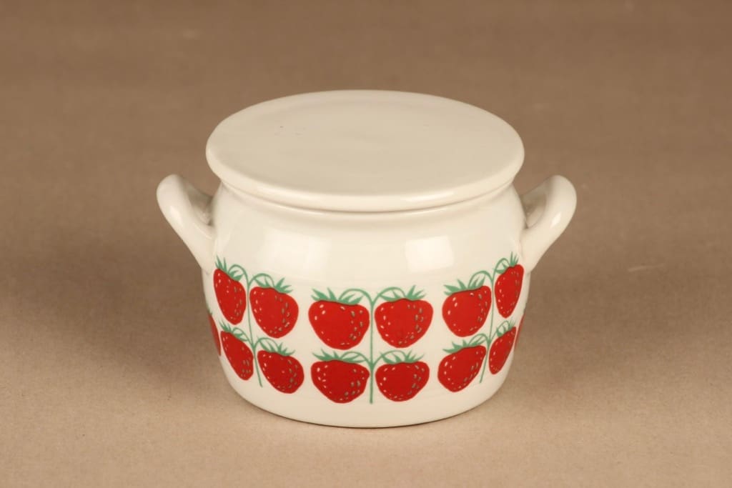 Arabia Pomona Strawberry jam designer Raija Uosikkinen