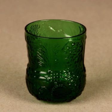 Nuutajärvi Fauna snapsilasi, 5 cl, suunnittelija Oiva Toikka, 5 cl, Eläin-aihe