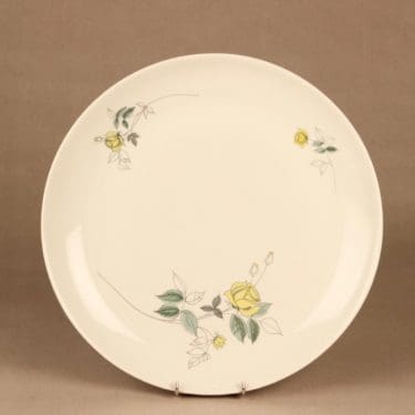 Arabia Julia tarjoilulautanen, käsinmaalattu, suunnittelija Hilkka-Liisa Ahola, käsinmaalattu