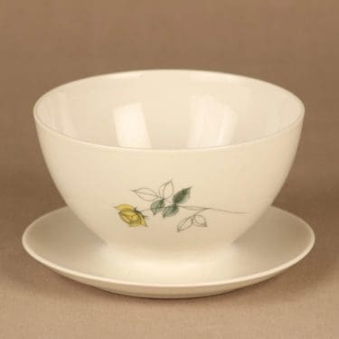 Arabia Julia kastikekulho, käsinmaalattu, suunnittelija Hilkka-Liisa Ahola, käsinmaalattu