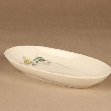 Arabia Julia tarjoiluvati, käsinmaalattu, suunnittelija Hilkka-Liisa Ahola, käsinmaalattu