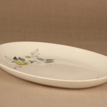 Arabia Julia tarjoiluvati, käsinmaalattu, suunnittelija Hilkka-Liisa Ahola, käsinmaalattu