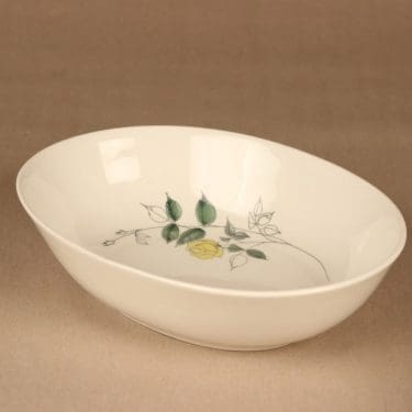 Arabia Julia tarjoilukulho, käsinmaalattu, suunnittelija Hilkka-Liisa Ahola, käsinmaalattu