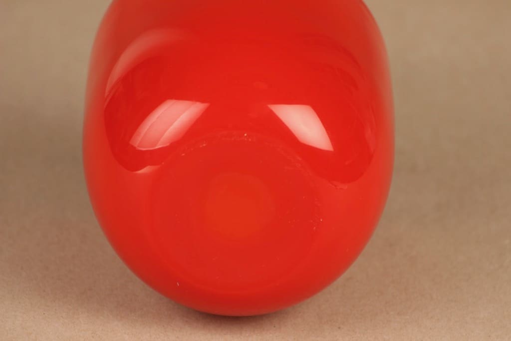 Nuutajärvi Pampula maljakko, signeerattu, suunnittelija Oiva Toikka, signeerattu kuva 4