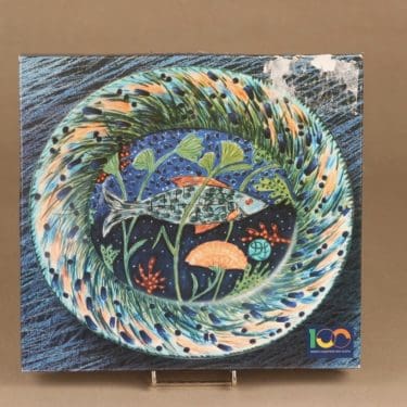 Arabia Hubertus lautanen, Pro Arte Ahven, suunnittelija Dorrit von Fieandt, Pro Arte Ahven