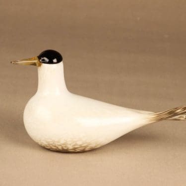 Nuutajärvi vuosilintu Lapintiira, 2000, suunnittelija Oiva Toikka, 2000, signeerattu