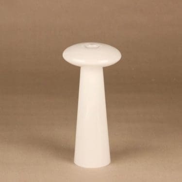 Iittala Atlas kynttilänjalka, valkoinen, suunnittelija Harri Koskinen,