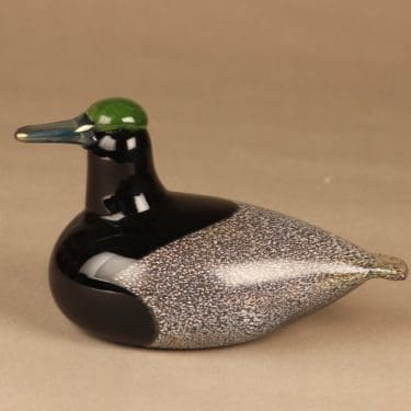 Nuutajärvi lintu , Sorsauros, suunnittelija Oiva Toikka, Sorsauros|signeerattu