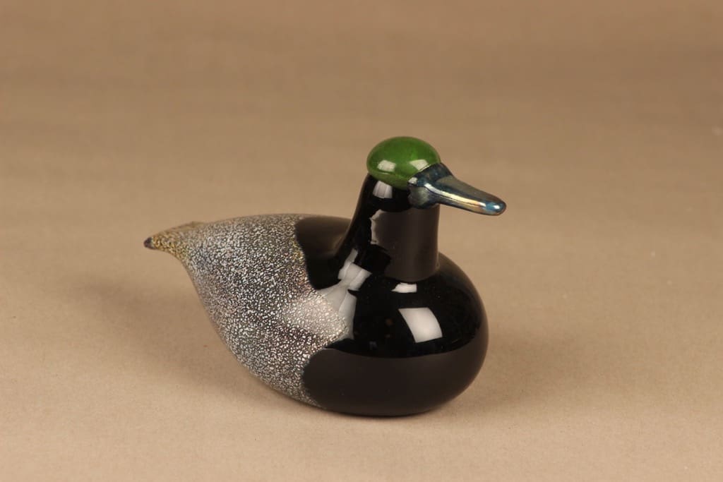 Nuutajärvi lintu , Sorsauros, suunnittelija Oiva Toikka, Sorsauros|signeerattu kuva 2