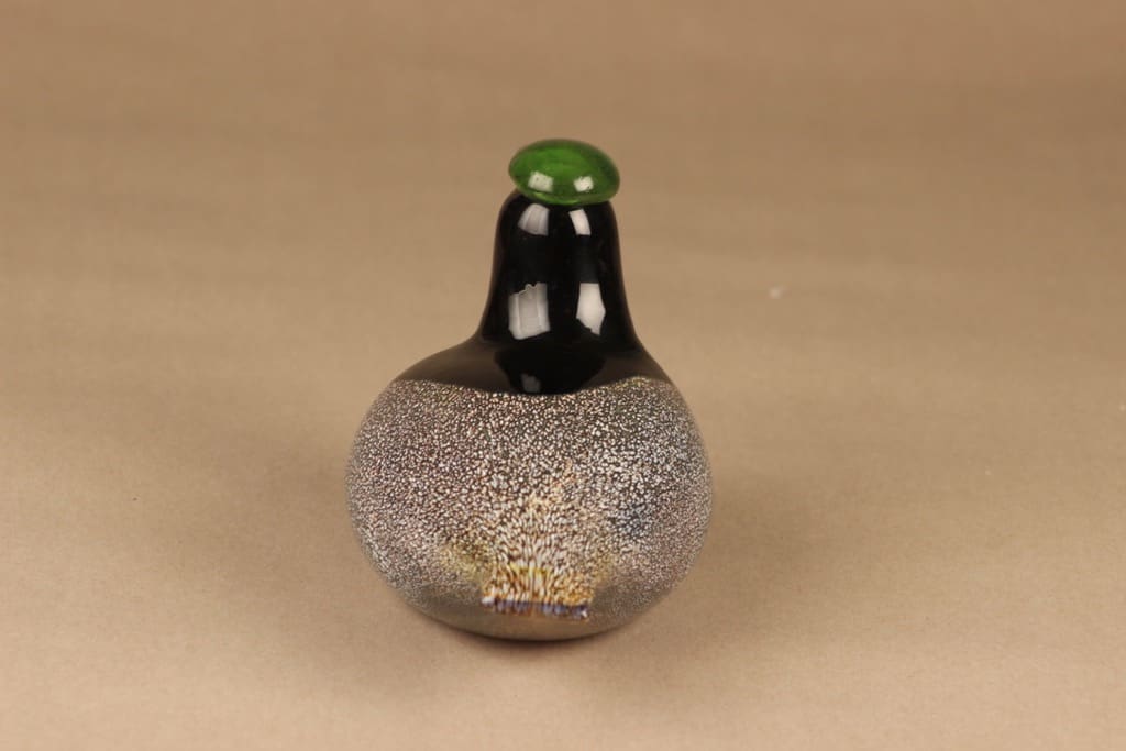 Nuutajärvi lintu , Sorsauros, suunnittelija Oiva Toikka, Sorsauros|signeerattu kuva 4