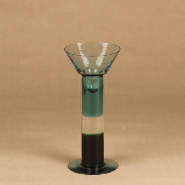 Nuutajärvi Pro Arte kynttilänjalka, Lampi, suunnittelija Kerttu Nurminen, Lampi, signeerattu