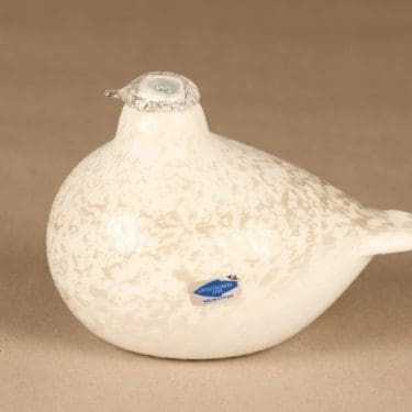 Nuutajärvi lintu , Riekko, suunnittelija Oiva Toikka, Riekko, signeerattu