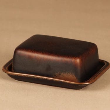 Arabia Ruska voirasia, ruskea, suunnittelija Ulla Procope,