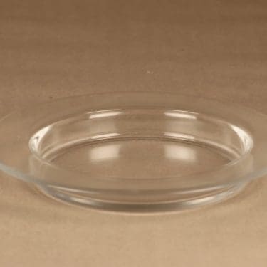 Iittala Marcel plate, clear designer Timo Sarpaneva
