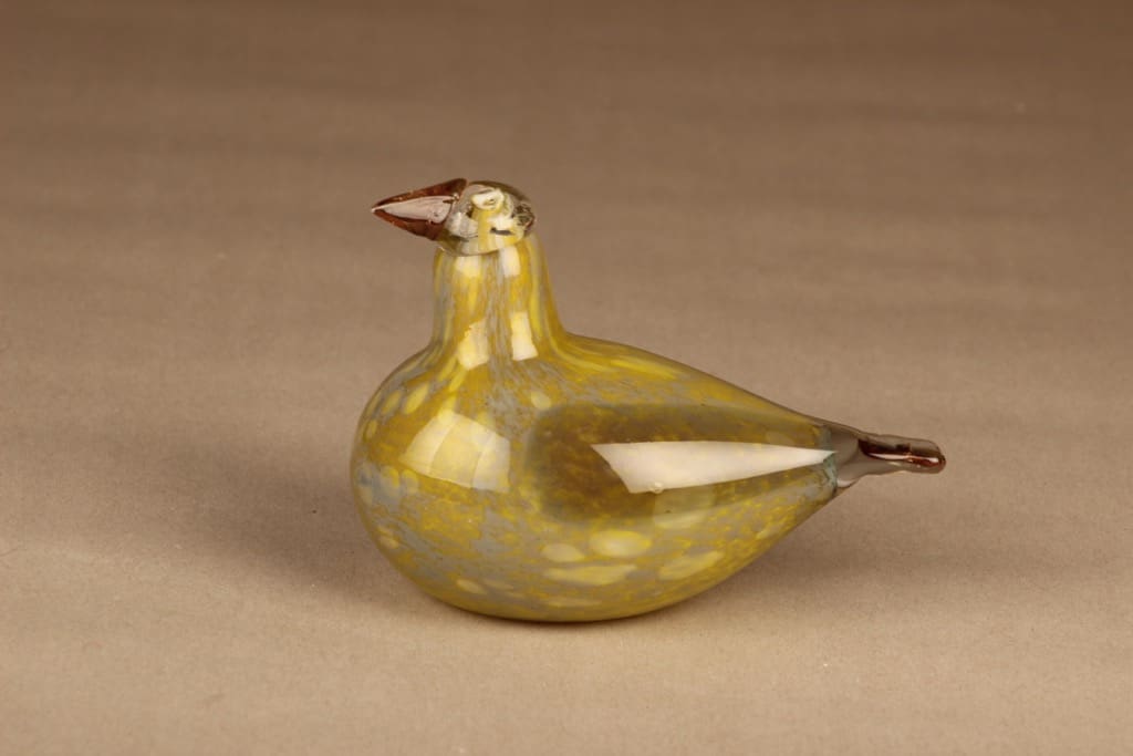 Nuutajärvi lintu , Taviokuurnatar, suunnittelija Oiva Toikka, Taviokuurnatar|signeerattu