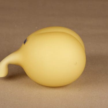 Nuutajärvi 3411 Kriikuna, signeerattu, suunnittelija Oiva Toikka, signeerattu