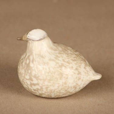 Nuutajärvi lintu , Kiiruna, suunnittelija Oiva Toikka, Kiiruna, signeerattu