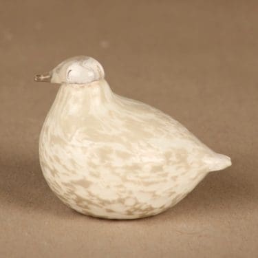 Nuutajärvi lintu , Kiiruna, suunnittelija Oiva Toikka, Kiiruna, signeerattu