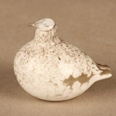 Nuutajärvi lintu , Kiiruna, suunnittelija Oiva Toikka, Kiiruna, signeerattu