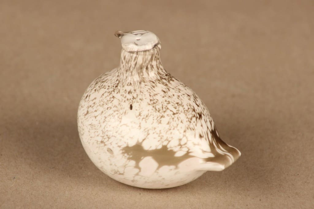 Nuutajärvi lintu , Kiiruna, suunnittelija Oiva Toikka, Kiiruna, signeerattu kuva 3