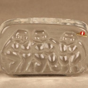 Iittala lasipaino , Sauna, suunnittelija Jorma Vennola, Sauna