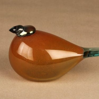 Nuutajärvi lintu , Kelokuukkeli, suunnittelija Oiva Toikka, Kelokuukkeli, signeerattu