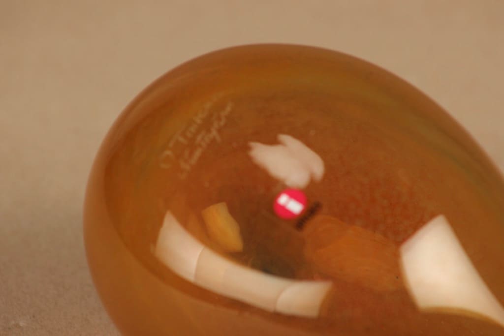 Nuutajärvi lintu , Kelokuukkeli, suunnittelija Oiva Toikka, Kelokuukkeli, signeerattu kuva 4