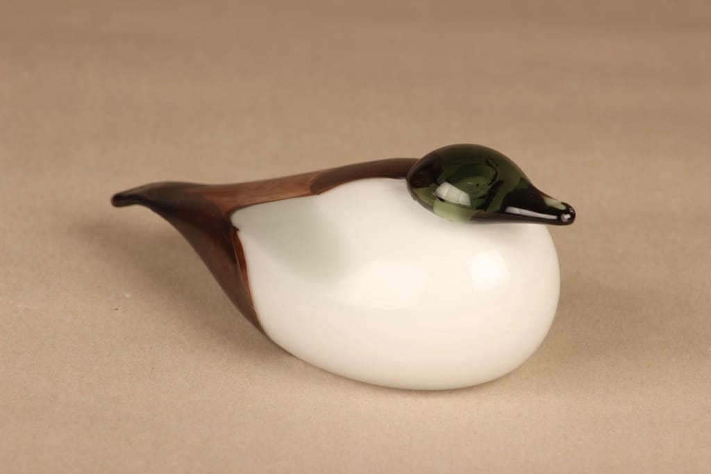 Nuutajärvi lintu , Haahka, suunnittelija Oiva Toikka, Haahka, signeerattu kuva 2