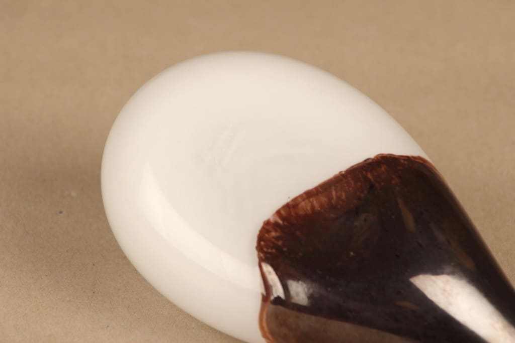 Nuutajärvi lintu , Haahka, suunnittelija Oiva Toikka, Haahka, signeerattu kuva 4