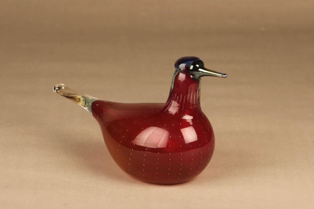 Nuutajärvi vuosilintu, Kytökuovi SSKK 2004, suunnittelija Oiva Toikka, Kytökuovi SSKK 2004, signeerattu, tilaustyö kuva 2