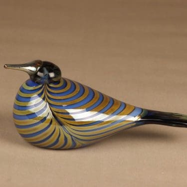 Nuutajärvi vuosilintu, Kirjatiira SSKK 2011, suunnittelija Oiva Toikka, Kirjatiira SSKK 2011, signeerattu, numeroitu, tilaustyö