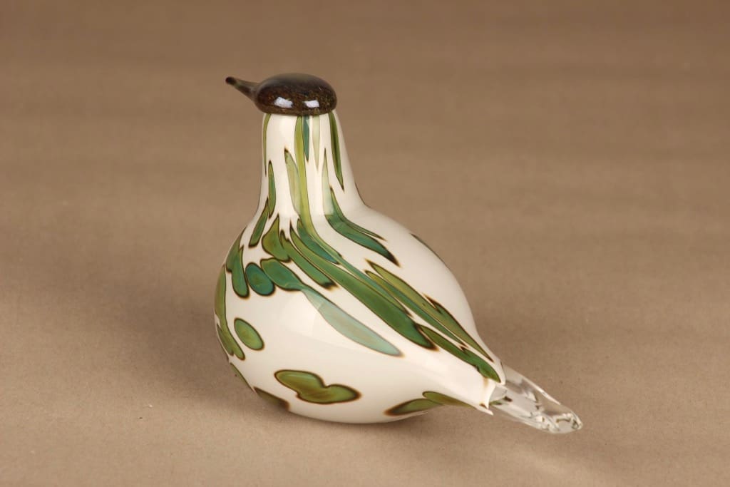 Iittala vuosilintu, Havina SSKK 2014, suunnittelija Oiva Toikka, Havina SSKK 2014, Suuri Suomalainen Kirjakerho vuosilintu. Signeerattu O.Toikka Nuutajärvi SSKK 2014 290/300. Alkuperäisessä paketissa. kuva 3