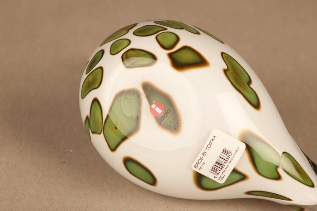 Iittala vuosilintu, Havina SSKK 2014, suunnittelija Oiva Toikka, Havina SSKK 2014, Suuri Suomalainen Kirjakerho vuosilintu. Signeerattu O.Toikka Nuutajärvi SSKK 2014 290/300. Alkuperäisessä paketissa. kuva 4